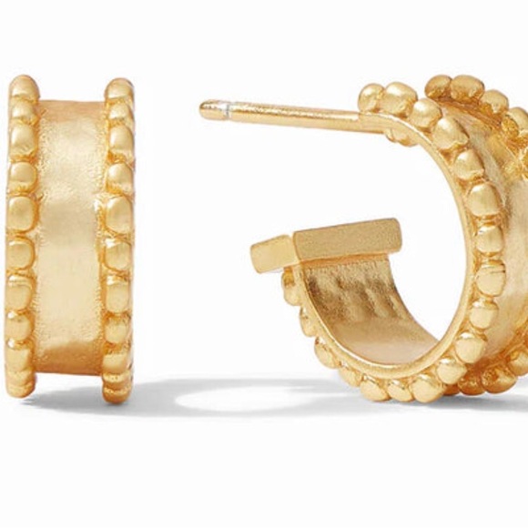 Julie Vos Marbella 3 in 1 hoop and charm earrings - Picture 4 of 7